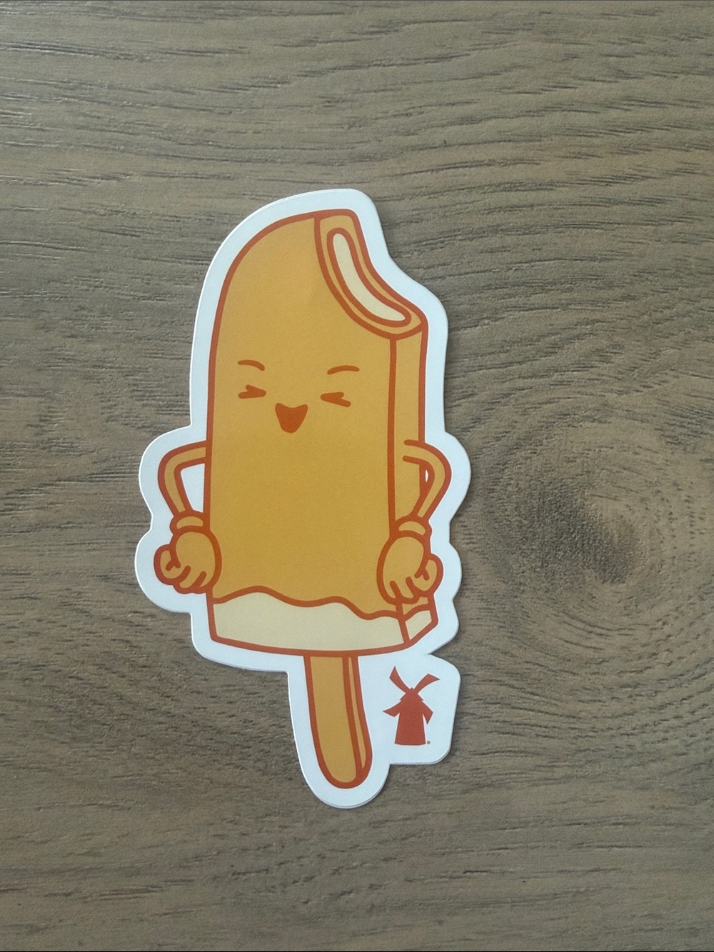 Dutch Bros Orange Popsicle Character Sticker